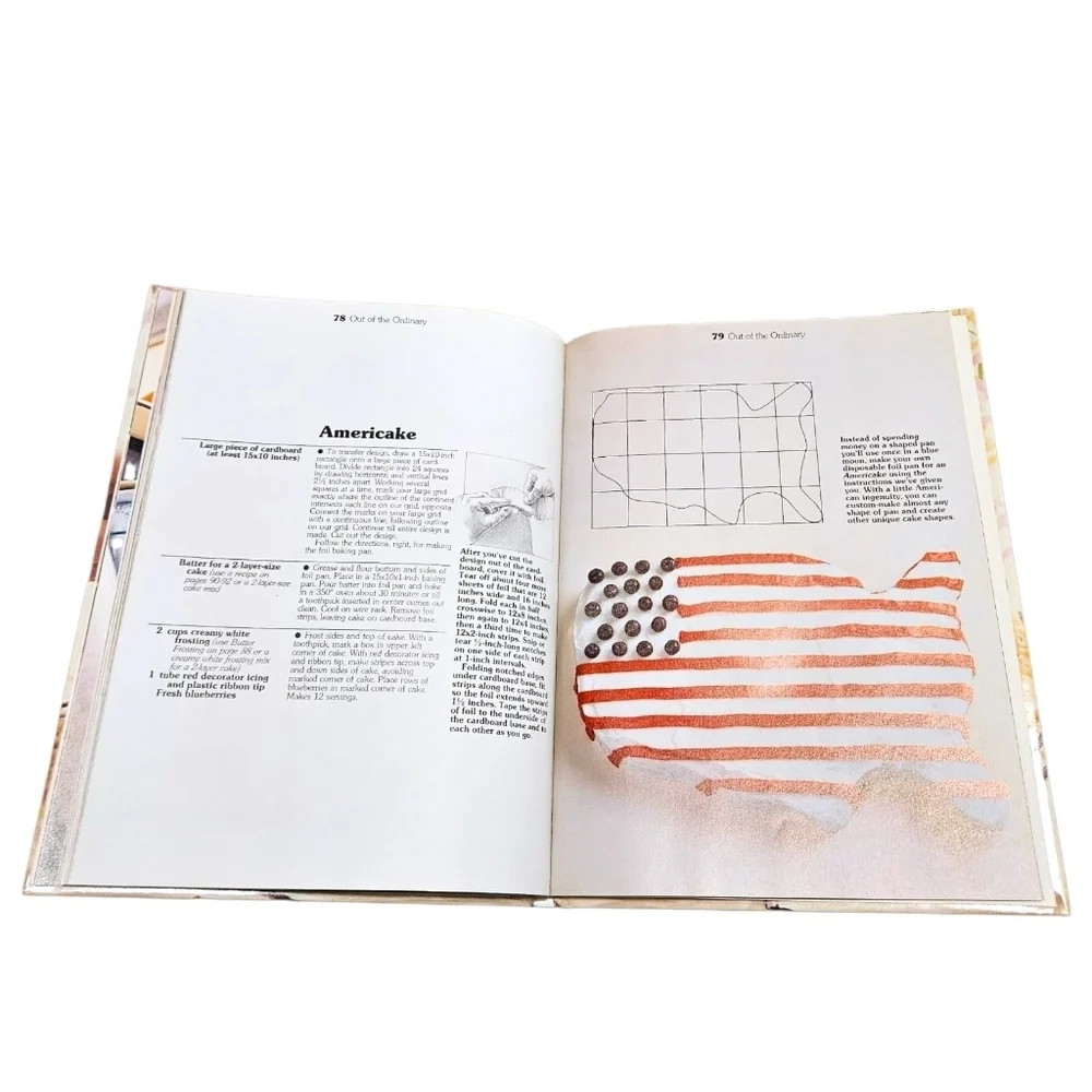 Better Homes and Gardens Creative Cake Decorating Cookbook Hardcover 1983 Vtg